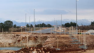 Zadar, Murvica, 210213.
Poslovna zona Murvica jug. Ulazak i radovi u poslovnoj zonu Murvica jug koja bi do ljeta trebala biti zavrsena. Radovi su u tijeku.
Foto: Jure Miskovic / CROPIX