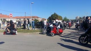 Start utrke oldtimera u uvali Bregdetti