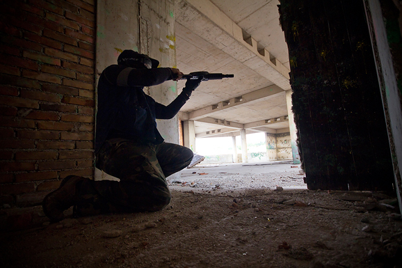 Paintball u Gaženici, 22. siječnja 2012. (foto:Saša Čuka)