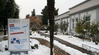 Snježni đir oko Gradske knjižnice Zadar, Foto: Lucija Juravić Snježni đir oko Gradske knjižnice Zadar, Foto: Lucija Juravić