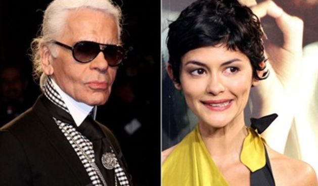 Karl Lagerfeld i Audrey Tautou