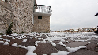 Snijeg u Bibinjama 3. veljače 2012, Foto: Leo Banić