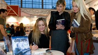 12.11.2014., Zagreb – U sklopu Interlibera odrzana je promocije knjige pod nazivom Grijesi hrvatske knjizevnice iz dijaspore Marijane Dokoze. Photo: Davor Visnjic/PIXSELL