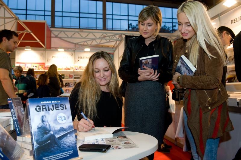 12.11.2014., Zagreb – U sklopu Interlibera odrzana je promocije knjige pod nazivom Grijesi hrvatske knjizevnice iz dijaspore Marijane Dokoze. Photo: Davor Visnjic/PIXSELL