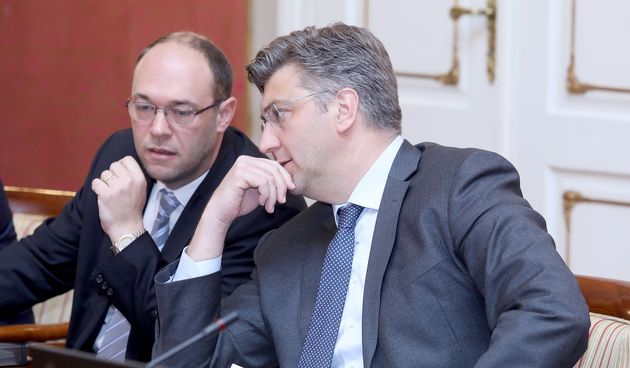 Andrej Plenković i Davor Ivo Stier