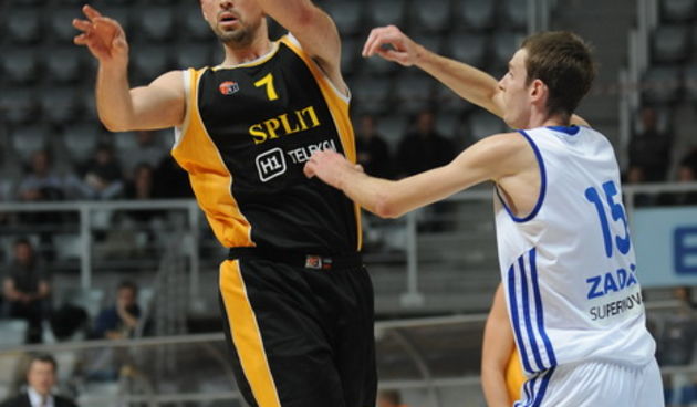 Zadar, 020312
Dvorana Kresimira Cosica.19. kolo A1 lige kosarkasa.KK Zadar – KK Split.
Na fotografiji: Nikola Vujcic (7)
Foto: Luka Gerlanc / CROPIX