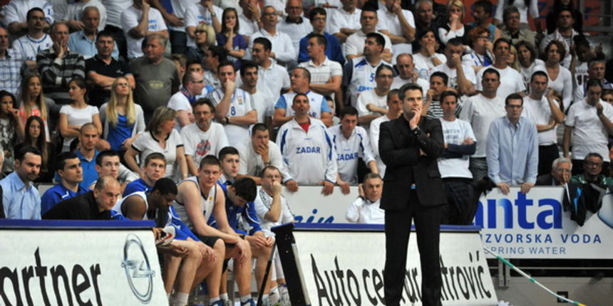 Zadar, 260513.Dvorana Kresimira Cosica. 3. polufinalna utakmica prvenstva Hrvatske izmedju KK Zadar i KK Cedevita.Na fotografiji: trener Zadra Ante Nazor.Foto: Luka Gerlanc / CROPIX Zadar, 260513.Dvorana Kresimira Cosica. 3. polufinalna utakmica prvenstva Hrvatske izmedju KK Zadar i KK Cedevita.Na fotografiji: trener Zadra Ante Nazor.Foto: Luka Gerlanc / CROPIX