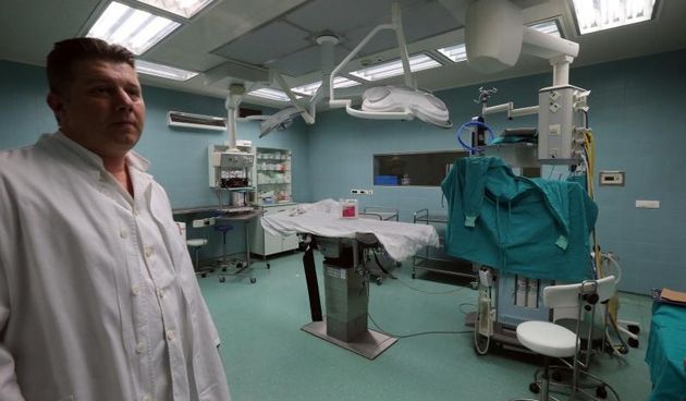 Split – Oko 2.20 izbio je pozar u cajnoj kuhinji na drugom katu kirurgije. Unutrasnjost opozarenog i nadimljenog prostora. Dr. Zdravko Perko, predstojnika Klinike za kirurgiju KBC-a Split. Photo: Ivo Cagalj/PIXSELL