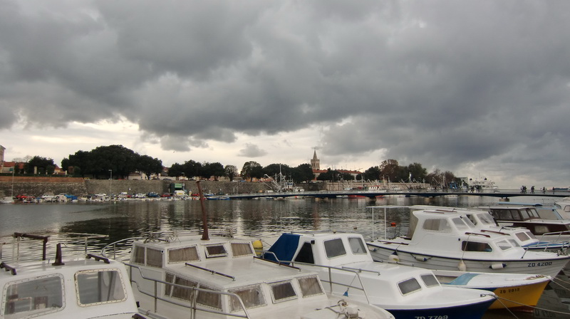Zadar nakon grmljavinskog nevremena pracenog kisom i krupom 26. studenog, Foto. Mladen Malik
