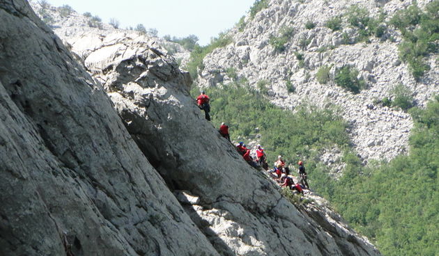 Akcija spašavanja zadarskog HGSS-a na Anića kuku