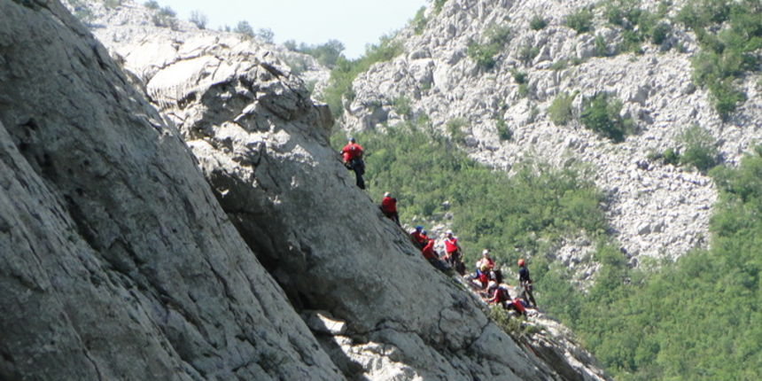 Akcija spašavanja zadarskog HGSS-a na Anića kuku