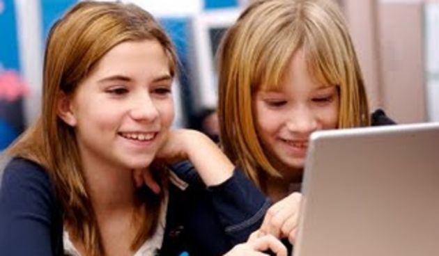 Djeca, kompjuter, internet, laptop