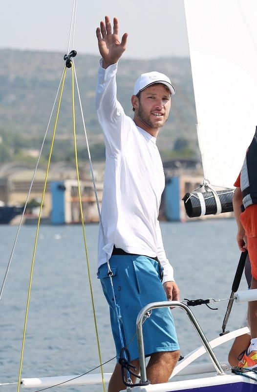 Zlatni olimpijci Fantela i Marenić družili se sa šibenskom djecom povodom dana jedrenja. Photo: Duško Jaramaz/PIXSELL Zlatni olimpijci Fantela i Marenić družili se sa šibenskom djecom povodom dana jedrenja. Photo: Duško Jaramaz/PIXSELL