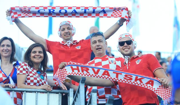 Hrvatski navijači u Budimpešti