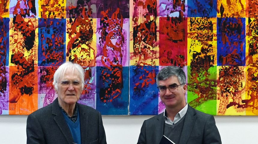 Akademik Igor Rončević darovao impresivnu sliku Sveučilištu u Zadru!