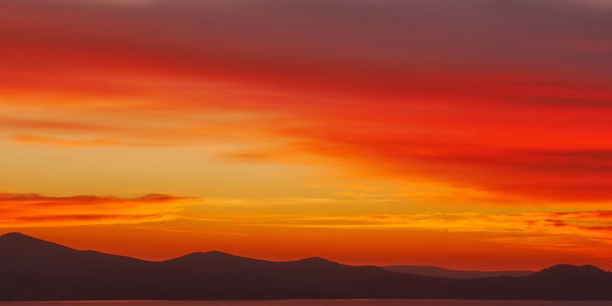 Spektakularni zalasci sunca u veljači, Foto: Leonard Kvarantan