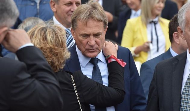 Zadar – Tomislav Karamarko predsjednik HDZ-a na proslavi dana obrane grada Zadra u Dracevcu. Prisustvovali su i Bozidar Kalmeta, Milijan Brkic i Mladen Fuzul. Photo: Hrvoje Jelavic/PIXSELL