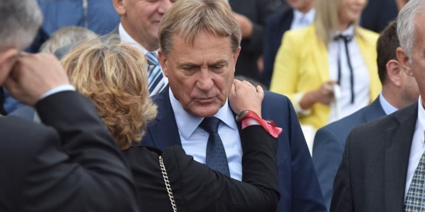 Zadar – Tomislav Karamarko predsjednik HDZ-a na proslavi dana obrane grada Zadra u Dracevcu. Prisustvovali su i Bozidar Kalmeta, Milijan Brkic i Mladen Fuzul. Photo: Hrvoje Jelavic/PIXSELL