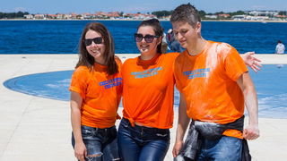 Ludijada maturanata na zadarskoj rivi 17. svibnja 2016. Foto: Bojan Bogdanić