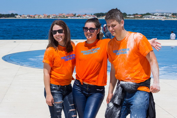 Ludijada maturanata na zadarskoj rivi 17. svibnja 2016. Foto: Bojan Bogdanić