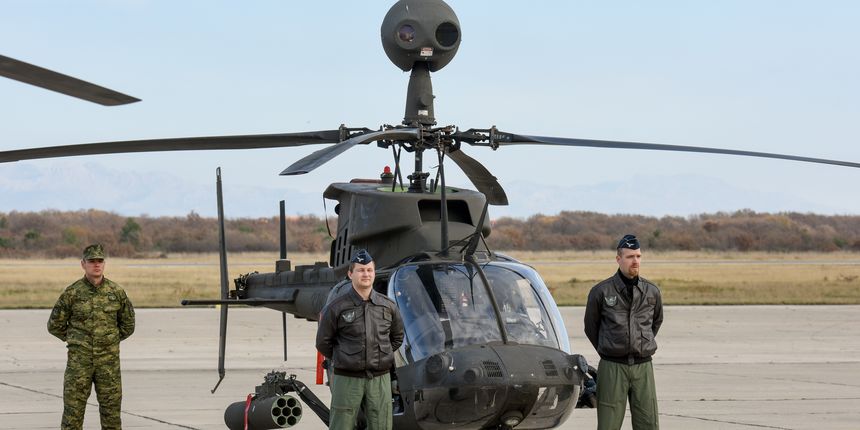 Prezentacija opremljenosti Eskadrile helikopterima OH-58D Kiowa Warrior Prezentacija opremljenosti Eskadrile helikopterima OH-58D Kiowa Warrior