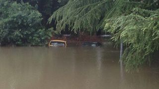 Poplava u bivšoj vojarni Franka Lisice