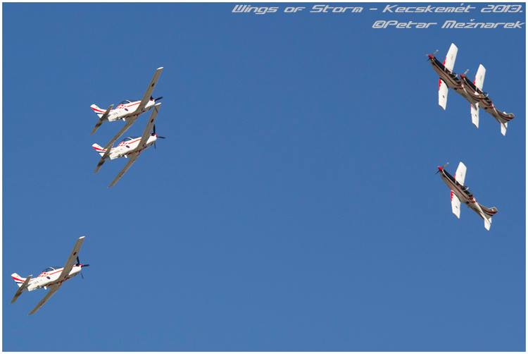 Međunarodni aeromiting u mađarskom Kecskemetu, 3. kolovoza, Krila Oluje, foto: Petar Mežnarek Međunarodni aeromiting u mađarskom Kecskemetu, 3. kolovoza, Krila Oluje, foto: Petar Mežnarek