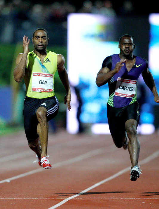 Zagreb, 010910.
Atletski stadion Mladost, Jarunska 5.
60. atletski memorijal Borisa Hanzekovica, World Challenge Zagreb 2010.
Na fotografiji: Tyson Gay.
Foto: Ronald Gorsic / CROPIX Zagreb, 010910.
Atletski stadion Mladost, Jarunska 5.
60. atletski memorijal Borisa Hanzekovica, World Challenge Zagreb 2010.
Na fotografiji: Tyson Gay.
Foto: Ronald Gorsic / CROPIX