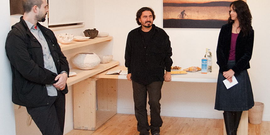 Otvorenje izložbe Mladena Čulića u galeriji Terre Verte, foto: Leo Banić Otvorenje izložbe Mladena Čulića u galeriji Terre Verte, foto: Leo Banić