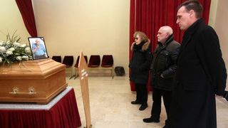 Posljednji ispraćaj velikog hrvatskog književnika Ive Brešana na šibenskom groblju Kvanj