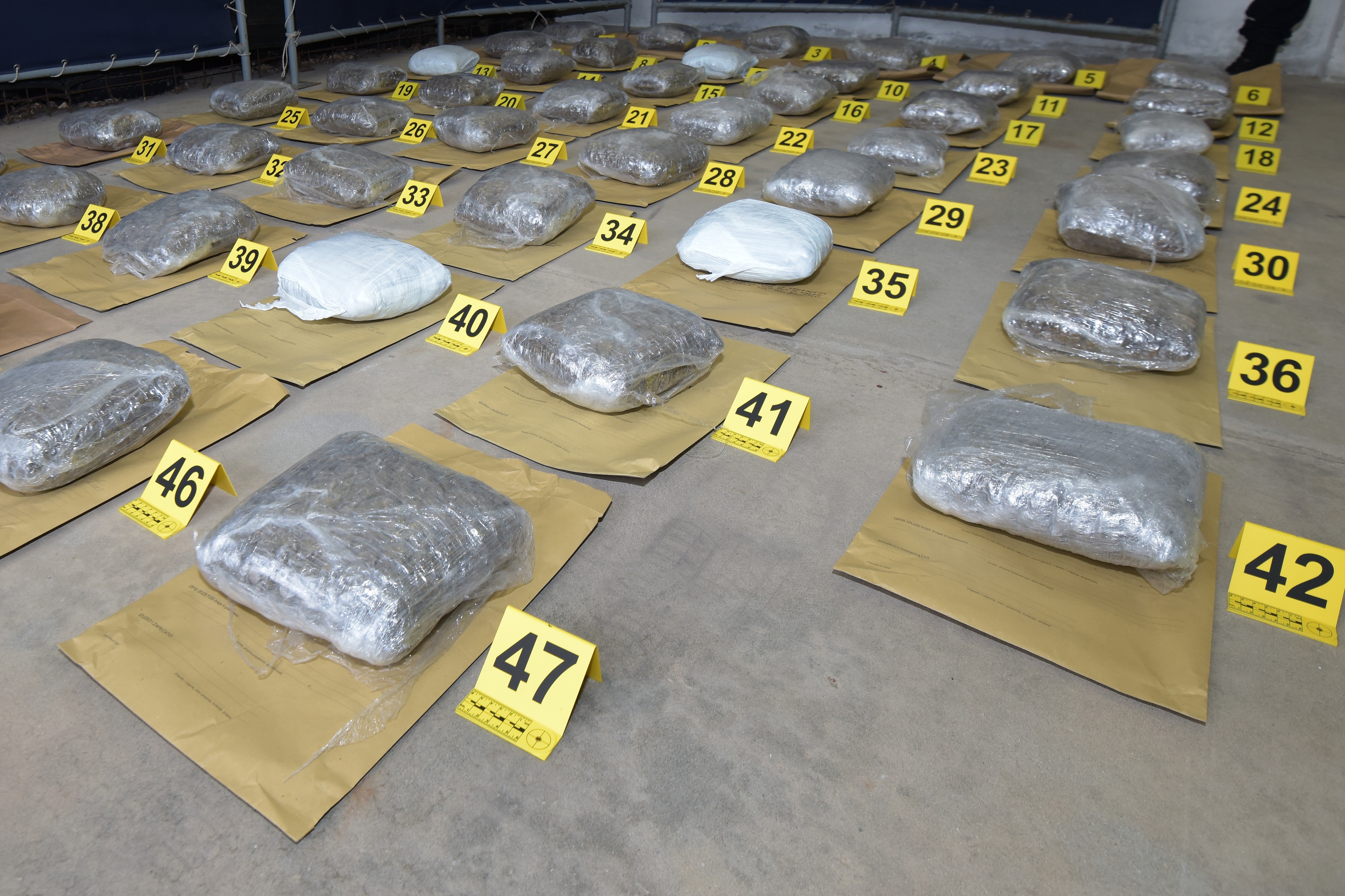 Veliki ulov zadarske policije: Na autocesti zapljenili 52 kg marihuane Veliki ulov zadarske policije: Na autocesti zapljenili 52 kg marihuane