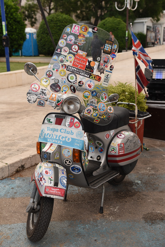 Vespaši zauzeli Biograd, foto: Vinko Pešić
