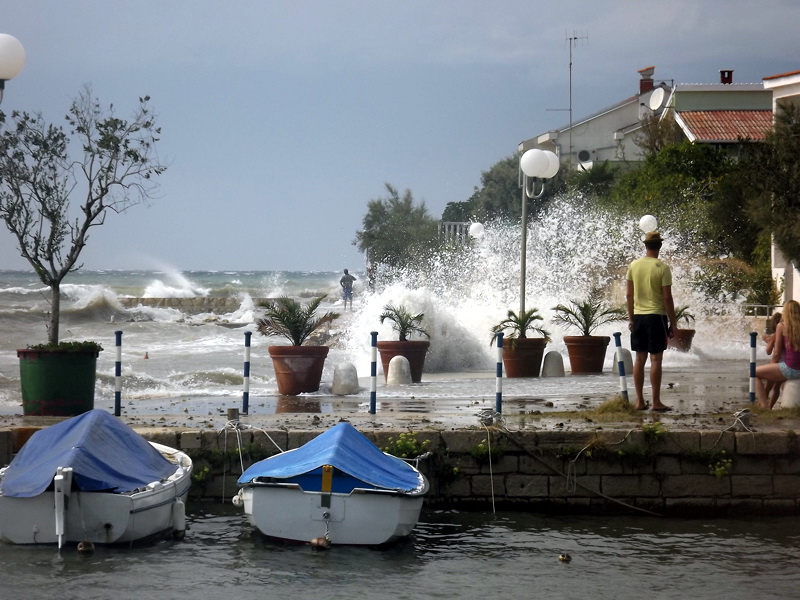 Tramontana u Diklu 26. kolovoza 2012., Foto: Natali Bukvić