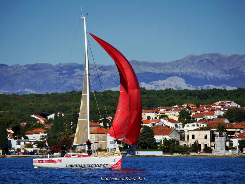 Zadarska Koka 2016. gledana s mora. Foto: Leonard Kvarantan Zadarska Koka 2016. gledana s mora. Foto: Leonard Kvarantan