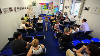 U Gradskoj knjižnici roditelji djece vrtića “Jadran” odigrali su predstavu “Kuća za smeće”, Foto. Roberto Lerga U Gradskoj knjižnici roditelji djece vrtića “Jadran” odigrali su predstavu “Kuća za smeće”, Foto. Roberto Lerga