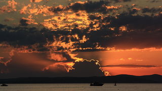 Čudesni zalazak sunca u Zadru 26. kolovoza 2012.