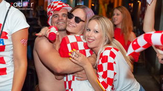 Zadar je gorio: Velika fešta nakon plasmana Vatrenih u finale Svjetskog prvenstva