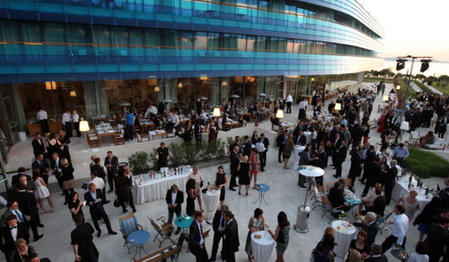 Zadar, 040512.
Falkensteiner Hotel & Spa Iadera u Punta Skali u Petrcanima kraj Zadra. Investicija vrijedna 160 milijuna eura prema rijecima celnih ljudi isplatila se. Hotel koji je otvoren lani u srpnju, danas je otvoren i sluzbeno. Na otvorenju su bile