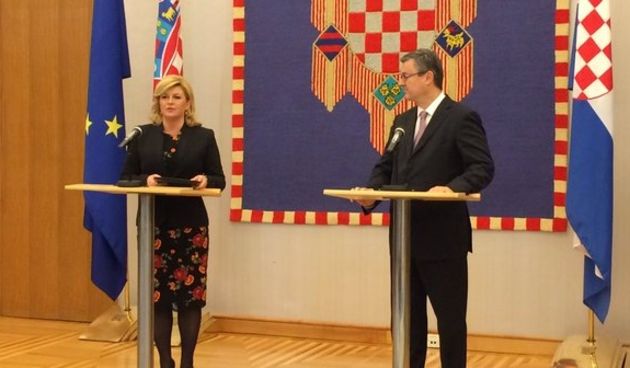 Tihomir Orešković i Kolinda Grabar-Kitarović, Foto: N1
