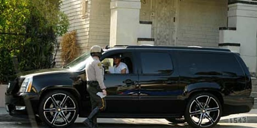 Beckham u prometnom prekršaju (Foto: dailymail.co.uk)