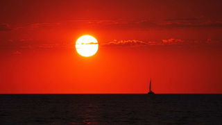 Borik: zalazak sunca, foto: L. Kvarantan