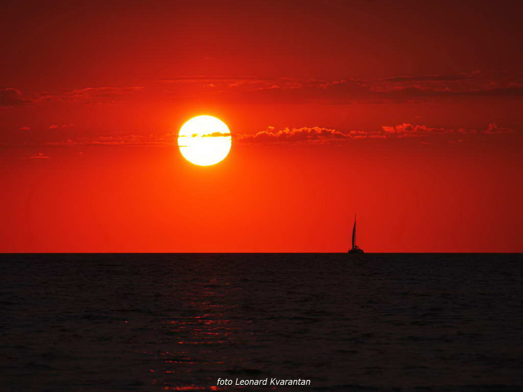 Borik: zalazak sunca, foto: L. Kvarantan