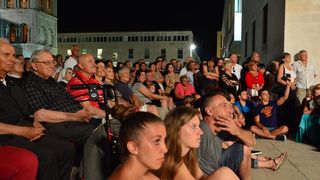 Nastup ansambla Lado ispred crkve sv. Marije ; foto Iva Perinčić Nastup ansambla Lado ispred crkve sv. Marije ; foto Iva Perinčić