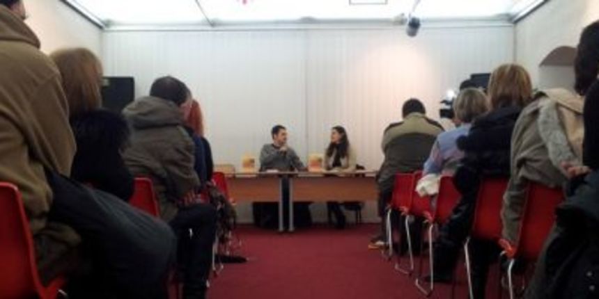 ZaPis predstavio “Nahrani me” Romana Simića Bodrožića, foto: zapis.hr ZaPis predstavio “Nahrani me” Romana Simića Bodrožića, foto: zapis.hr