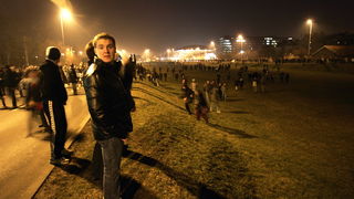 Zagreb, 040311.
Ilica.
Peti po redu, protuvladin prosvjed tzv. facebook grupe.
Na fotografiji: Prosvjednici ispred zgrade HRT-a
Foto: Tomislav Kristo / CROPIX Zagreb, 040311.
Ilica.
Peti po redu, protuvladin prosvjed tzv. facebook grupe.
Na fotografiji: Prosvjednici ispred zgrade HRT-a
Foto: Tomislav Kristo / CROPIX