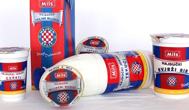 Mils hajdučki proizvodi, foto: hajduk.hr