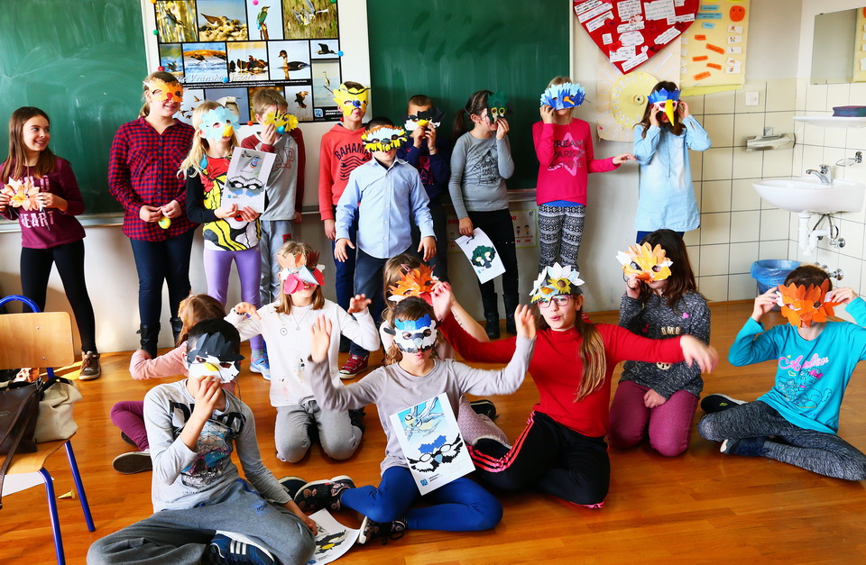 5. “Maskenbal ptica”, likovno-edukativna radionica u organizaciji Javne ustanove Park prirode Vransko jezero