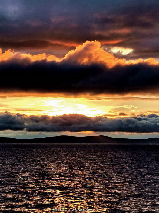 Plameni zalazak na Punta Skali, foto: L. Kvarantan