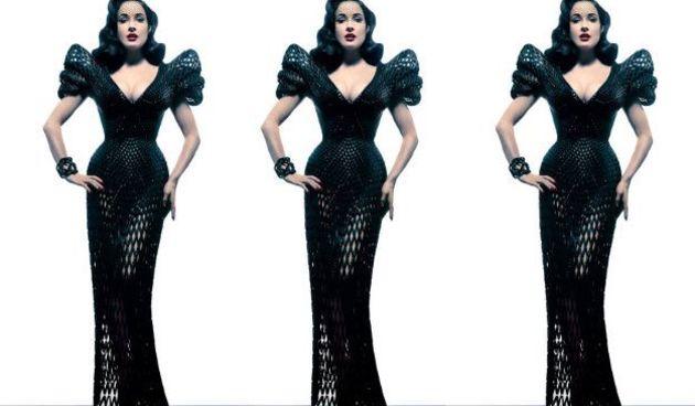 Kraljica burleske, Dita Von Teese, jučer je u New Yorku predstavila novitet u svijetu mode – prvu 3D haljinu