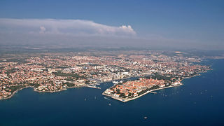 Zadar – Panorama iz zraka (foto: Marin Gospić)